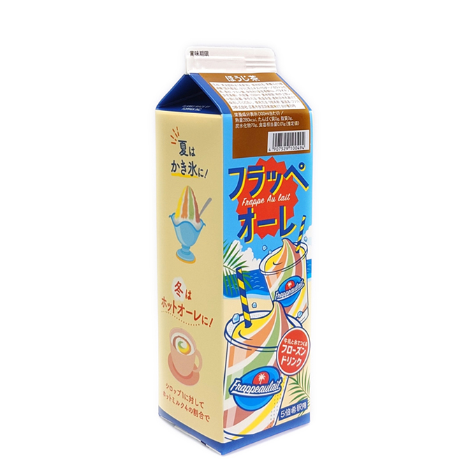 フジスコ・フラッペオーレ ほうじ茶 1,000ml ×8本