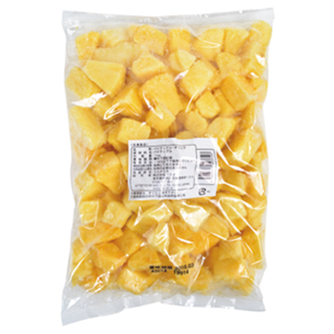 ASC・冷凍パイナップル チャンク 1kg ×10袋