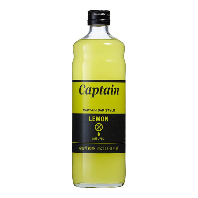 キャプテン・加糖レモン 600ml ×12本