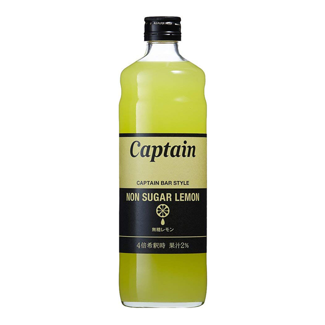 キャプテン・無糖レモン 600ml ×12本