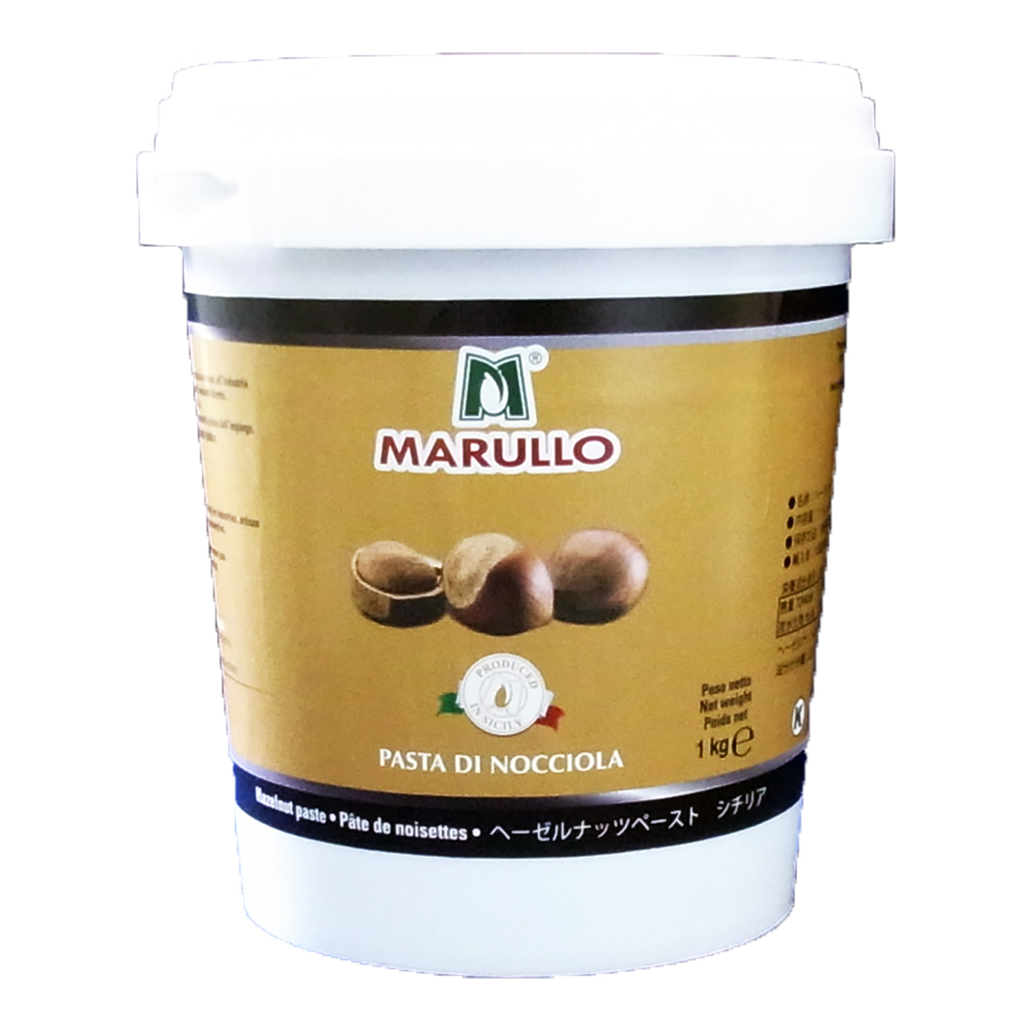 マルッロ・ヘーゼルナッツペースト シチリア 1kg ×6缶